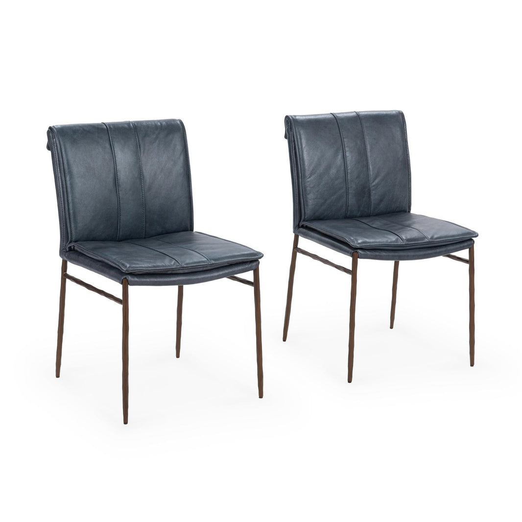 Mayer - Dining Chair (Set of 2), alternate view 4 with top-grain leather