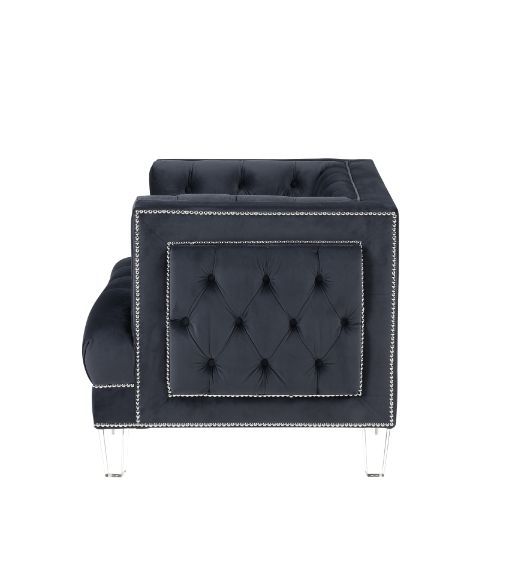 Ansario - Chair, alternate view 3 with velvet upholstery