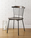 Orien - Side Chair, product view with wood construction