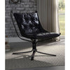 Carney - Accent Chair, alternate view 2 with top-grain leather
