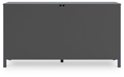 Simmenfort - Six Drawer Dresser - Navy Blue, alternate view 4 with engineered wood
