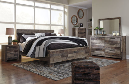 Derekson - Panel Bed, alternate view 28 with wood construction