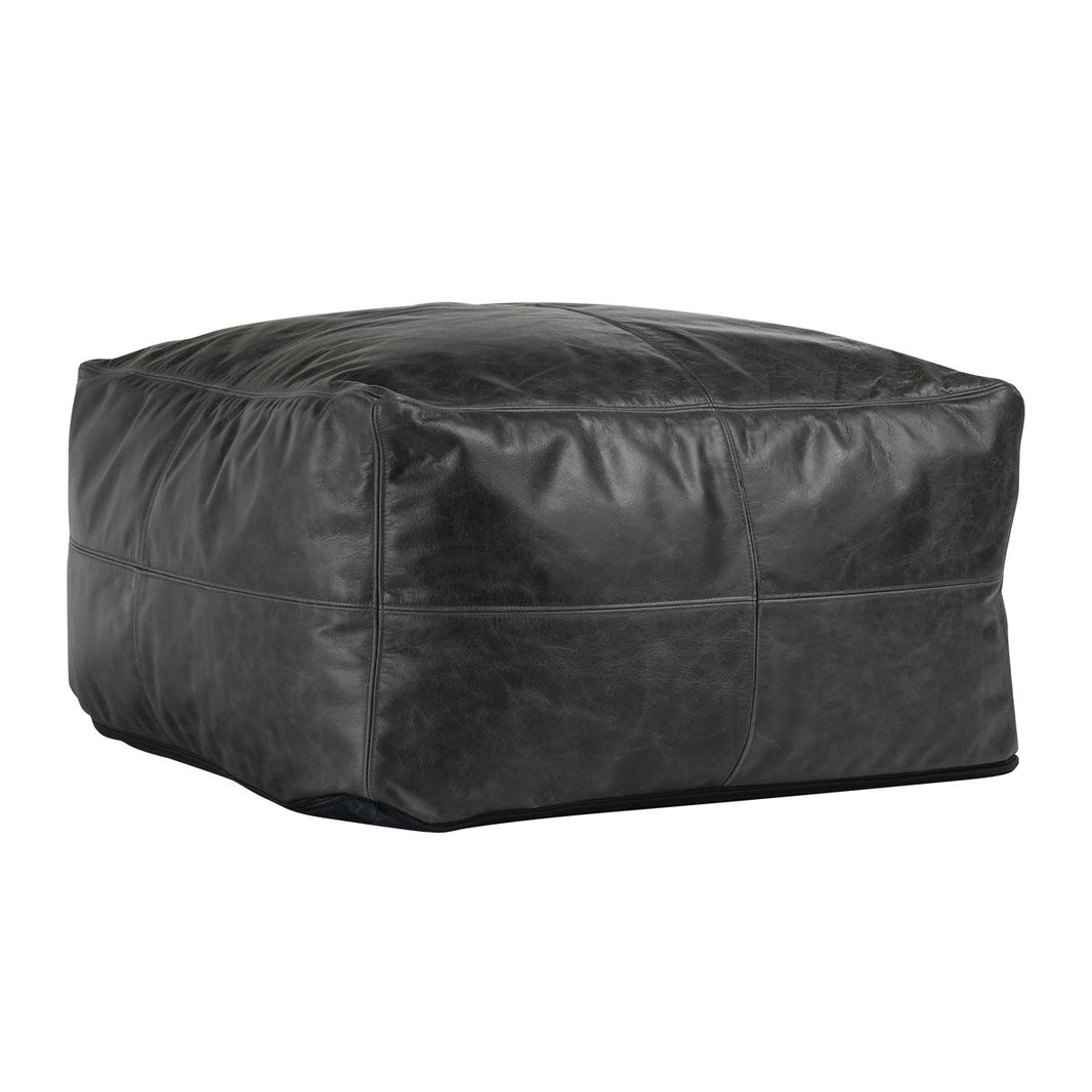 Kona - Leather Pouf
