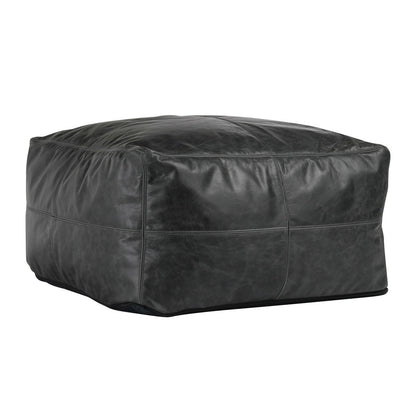 Kona - Leather Pouf