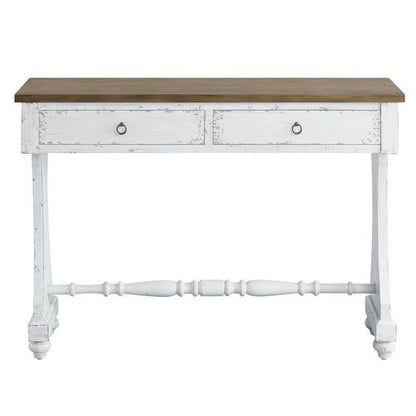 Carminda - Console Table - Antique White, alternate view 4 with wood construction