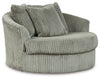 Lindyn - Oversized Swivel Accent Chair, alternate view 2