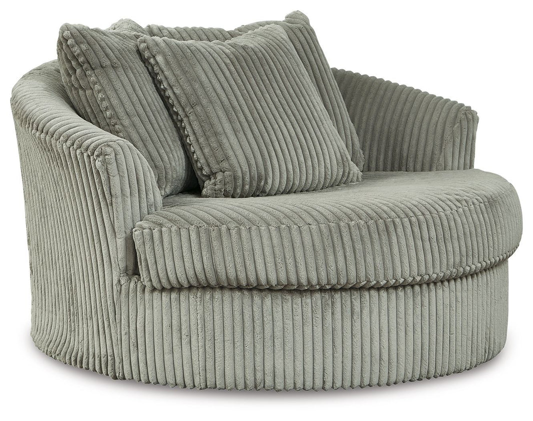 Lindyn - Oversized Swivel Accent Chair, alternate view 2