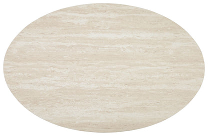 Tarica - Occasional Table Set (Set of 3) - White / Metallic, alternate view 3 with marble