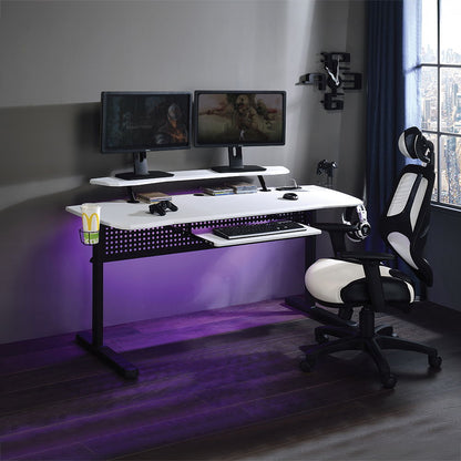 Vildre - Gaming Table w/USB Port, alternate view 9 with metal