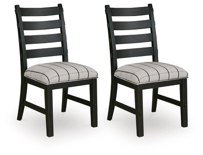 Ridgester - Dining Upholstered Side Chair (Set of 2), alternate view 2 with performance fabric
