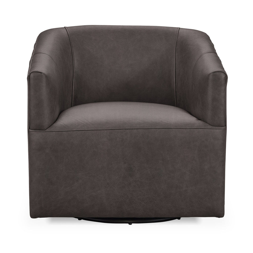 Vernon - Swivel Chair, alternate view 18 with top-grain leather
