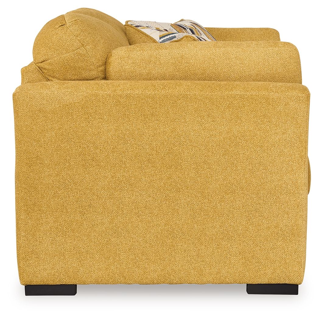 Keerwick - Living Room Set, alternate view 8 with velvet upholstery