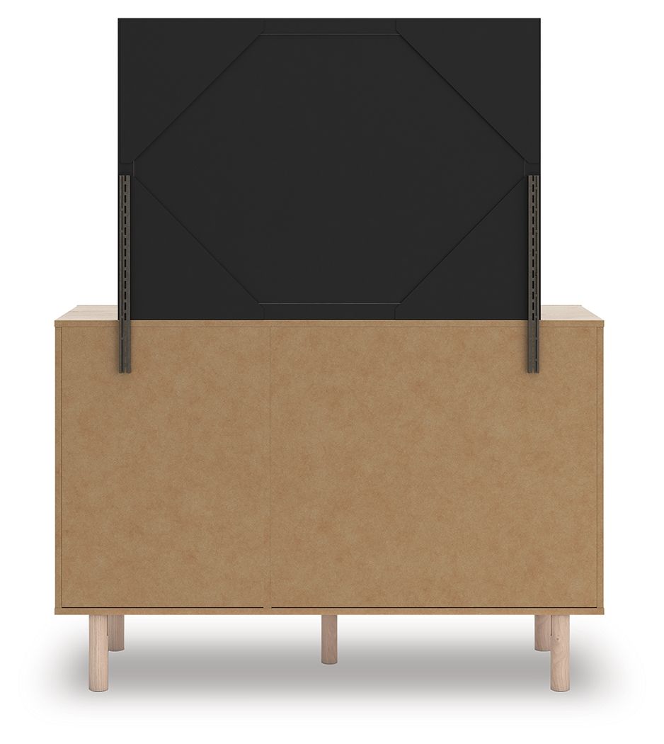 Arloster - Six Drawer Dresser, alternate view 9 with wood construction