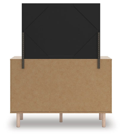 Arloster - Six Drawer Dresser, alternate view 9 with wood construction