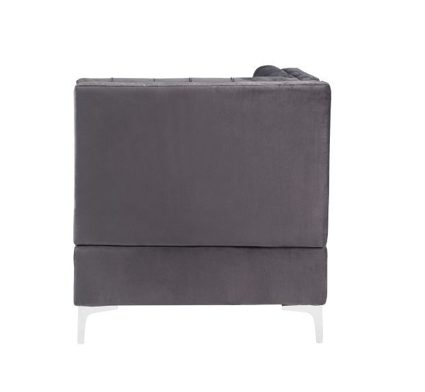 Jaszira - Modular - Wedge, alternate view 7 with velvet upholstery