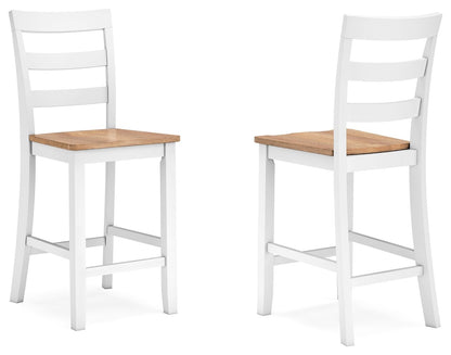 Gesthaven - Rectangular Dining Room Counter Set, alternate view 12 with wood construction