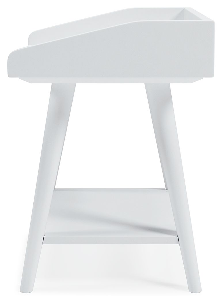 Blariden - Accent Table - White, alternate view 8 with engineered wood