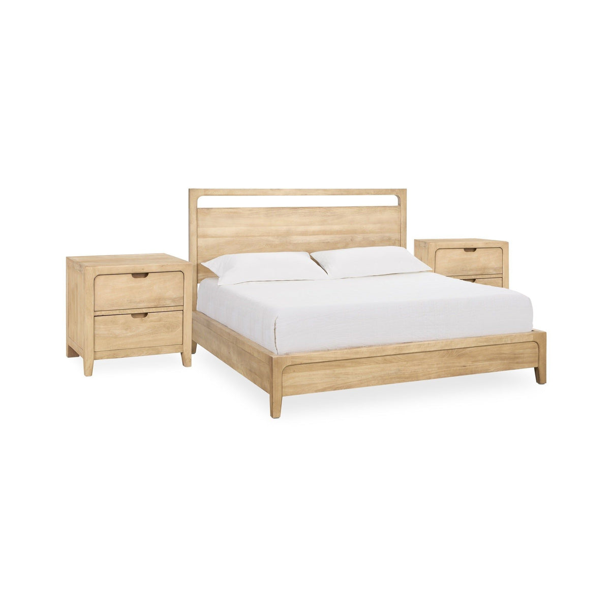 Laguna - 6 Drawer Dresser - Natural Maple, alternate view 3 with wood construction