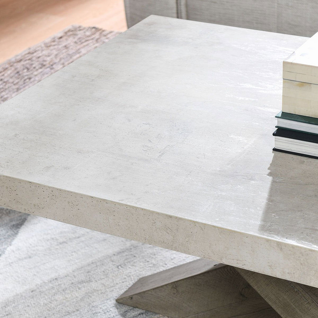 Durant - Coffee Table, alternate view 2 with wood construction