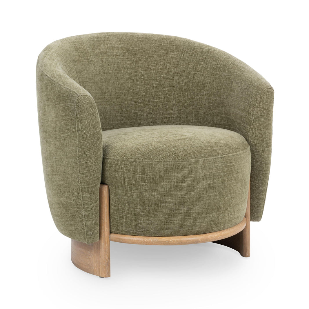 Myra - Accent Chair - Sage Dust, product view with polyester fabric