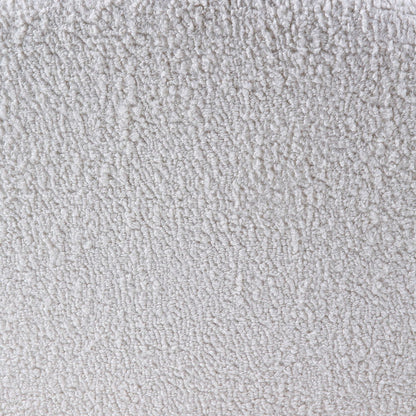 Zusud - Accent Chair - White Teddy Sherpa, alternate view 4 with wood construction