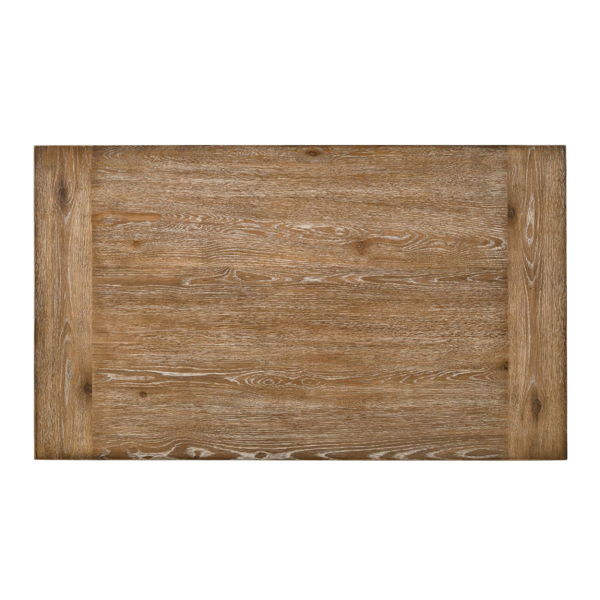 Farsiris - Counter Height Table - Weathered Oak, alternate view 6 with wood construction