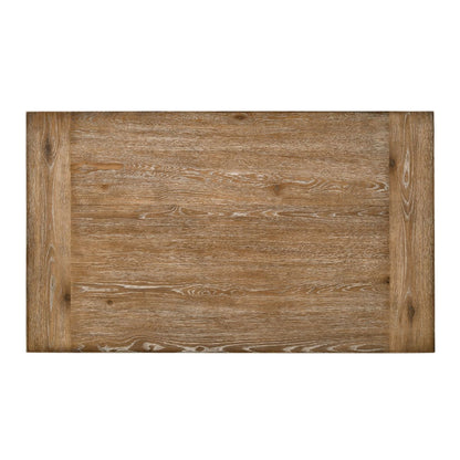 Farsiris - Counter Height Table - Weathered Oak, alternate view 6 with wood construction