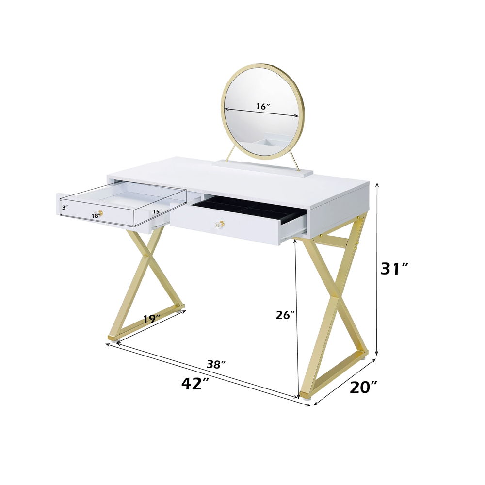 Coleen - Vanity Desk - 42", alternate view 14