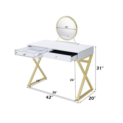 Coleen - Vanity Desk - 42", alternate view 14