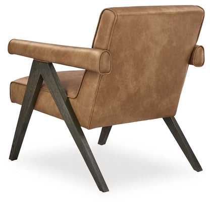 Goda - Accent Chair, alternate view 7 with faux leather