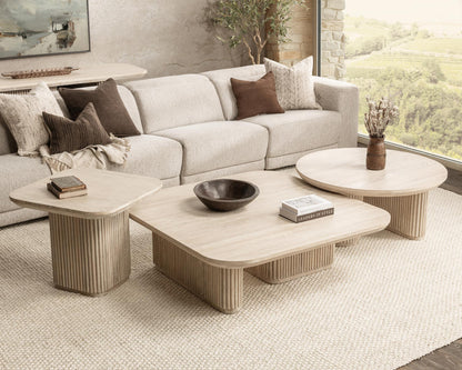 Vander - Solid Wood Square Coffee Table, alternate view 10