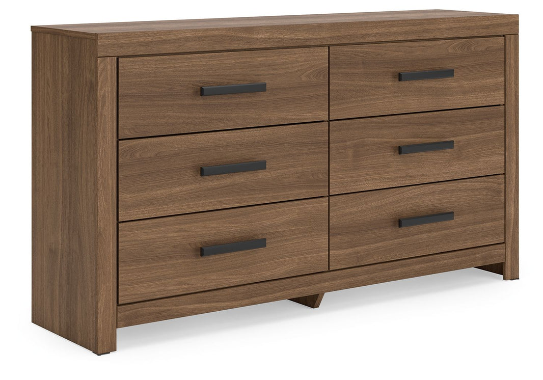 Broachmyn - Six Drawer Dresser, product view with wood construction