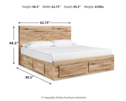 Hyanna - Storage Bed, alternate view 22 with linen fabric