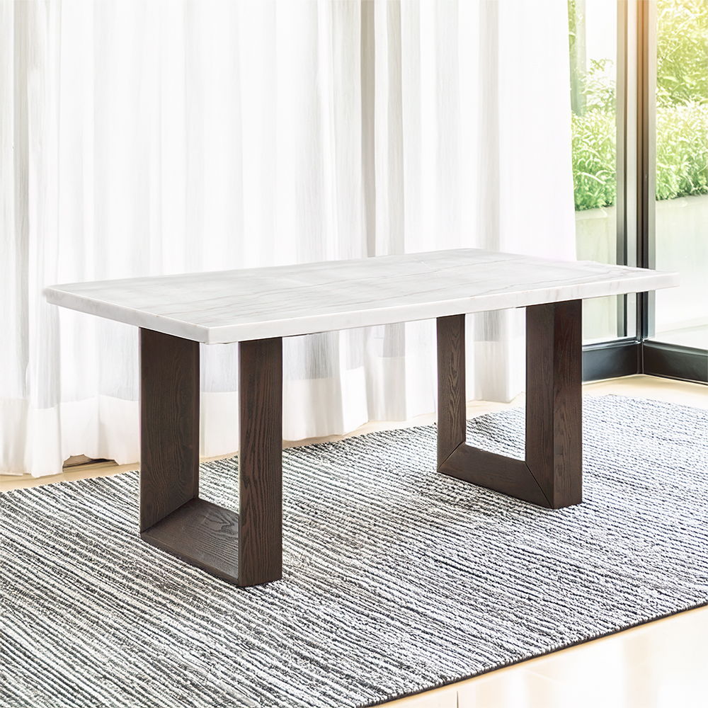 Edwyn - Dining Table With Marble Top, alternate view 8