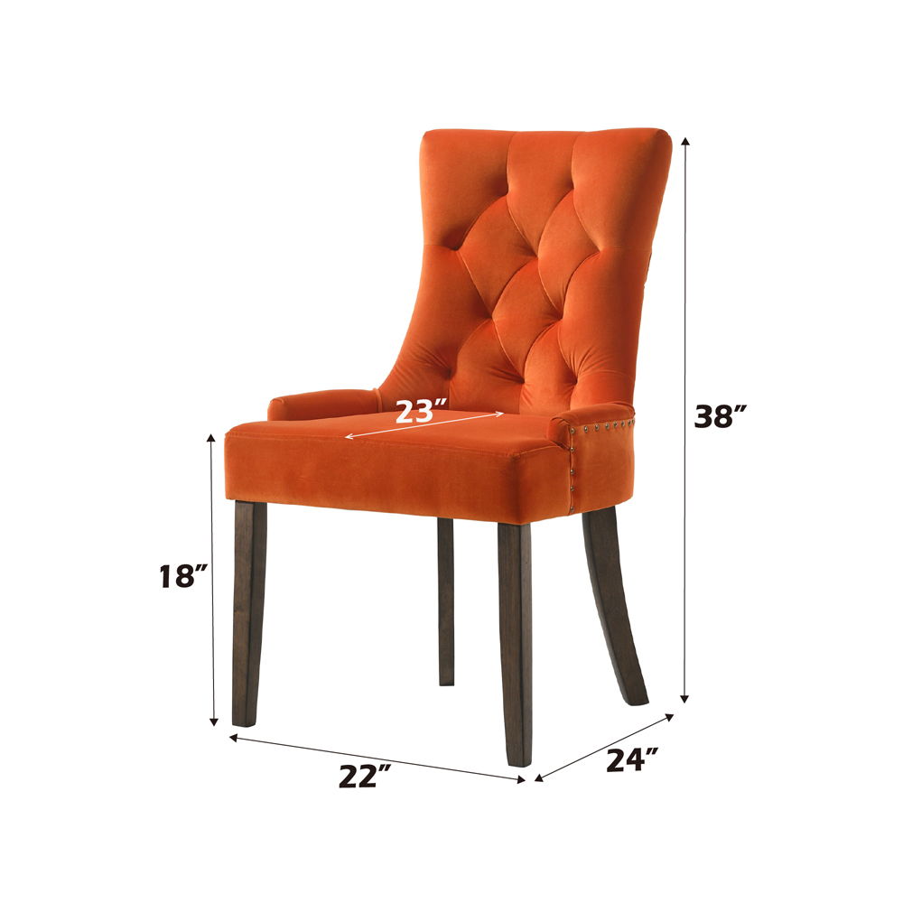 Farren - Side Chair, alternate view 13 with velvet upholstery
