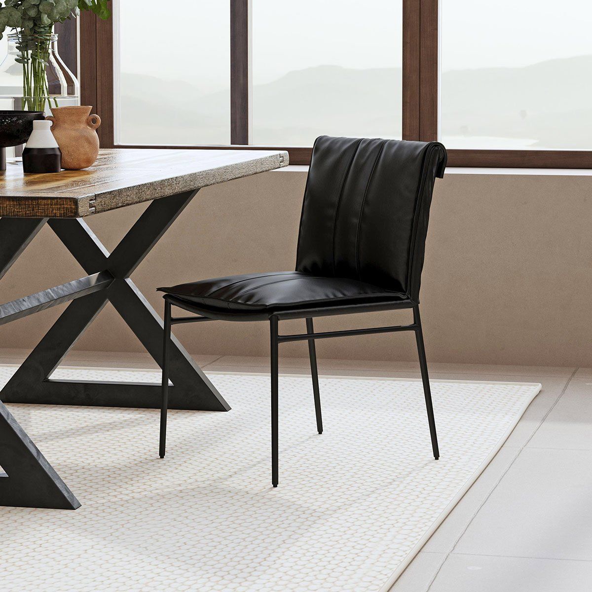 Mayer - Dining Chair (Set of 2), alternate view 16 with top-grain leather