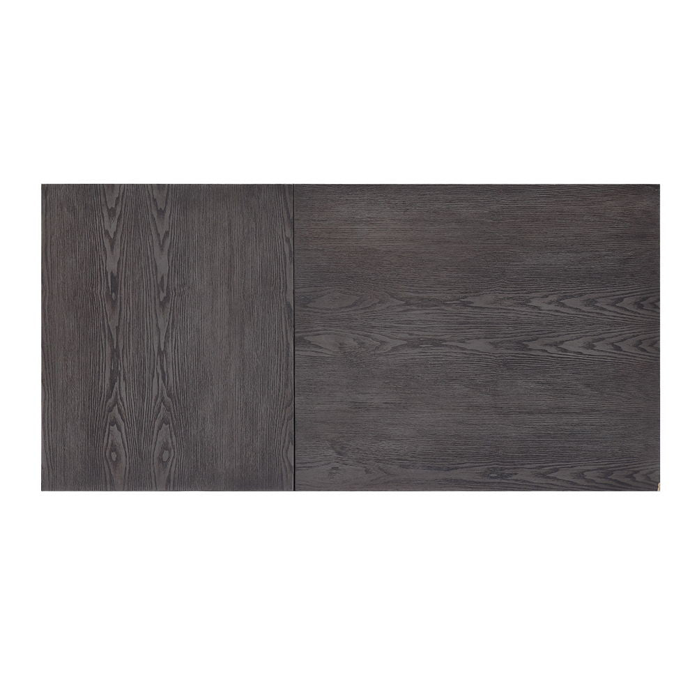 Iban - Coffee Table With Lift Top - Gray Oak & Chrome, alternate view 5 with wood construction