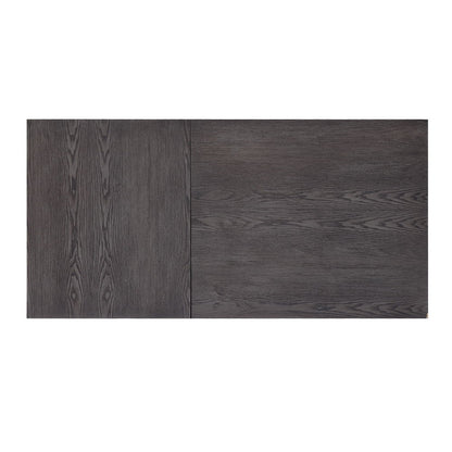 Iban - Coffee Table With Lift Top - Gray Oak & Chrome, alternate view 5 with wood construction