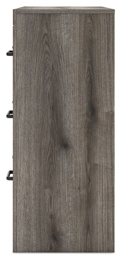 Graystorm - Six Drawer Dresser, alternate view 9 with linen fabric