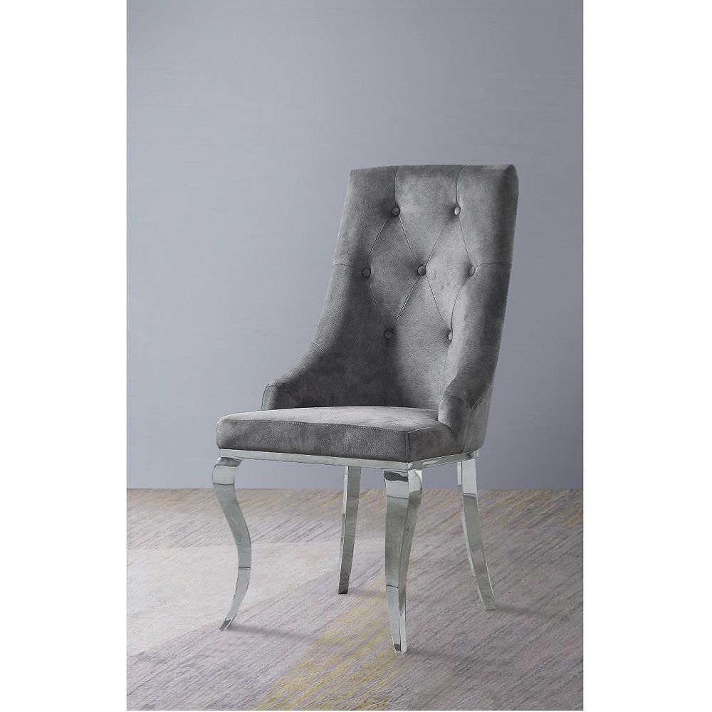 Dekel - Side Chair, alternate view 8 with metal
