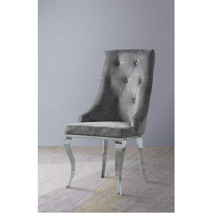 Dekel - Side Chair, alternate view 8 with metal