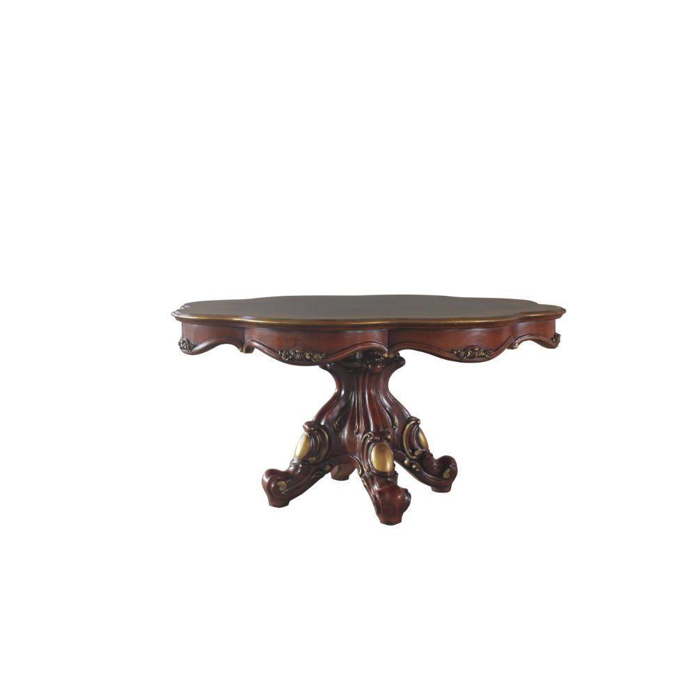 Picardy - 31" Dining Table - Honey Oak, product view with wood construction