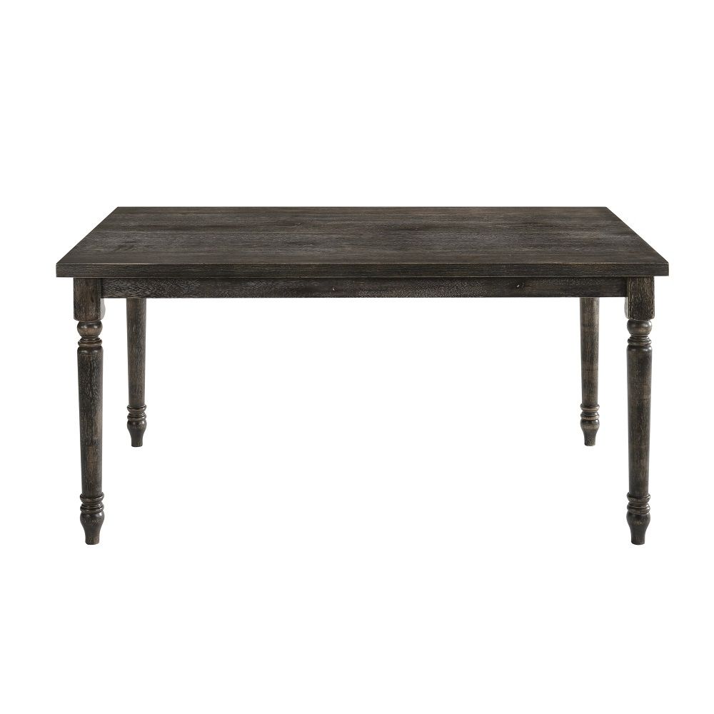 Claudia II - Dining Table - Weathered Gray, alternate view 4 with solid wood
