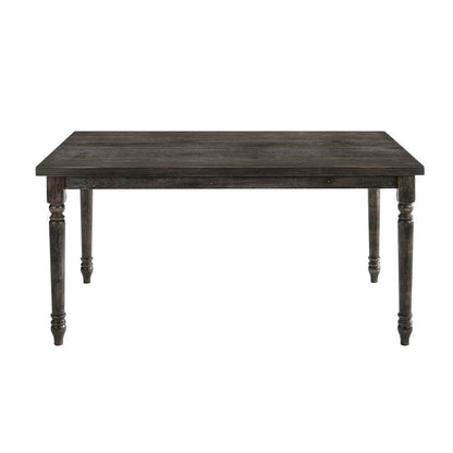 Claudia II - Dining Table - Weathered Gray, alternate view 4 with solid wood
