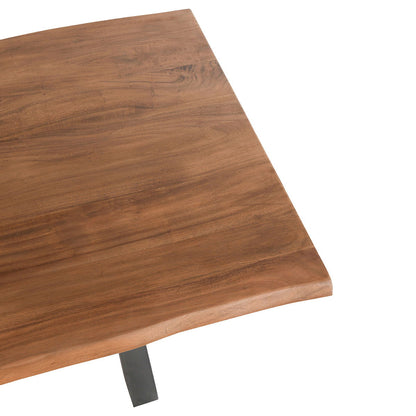 Bellamy - Dining Table - Amber Brown, alternate view 5 with solid wood