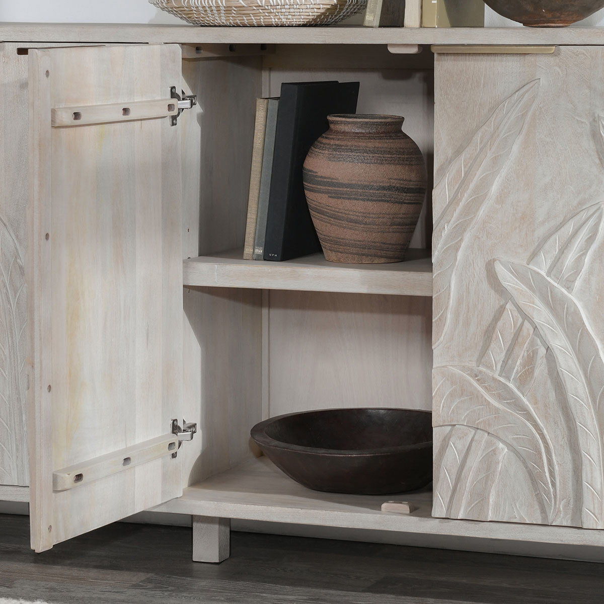 Ledro - Wood 4 Door Buffet, alternate view 9