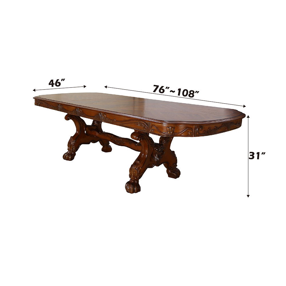 Dresden - Dining Table (Trestle), alternate view 6 with wood construction