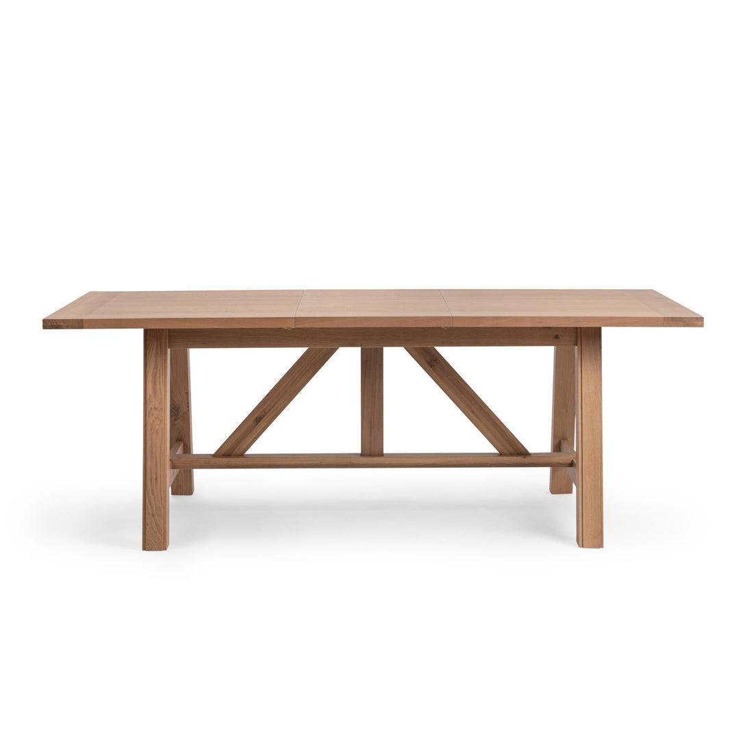 Marla - Extendable Dining Table - Natural Mist, product view with wood construction