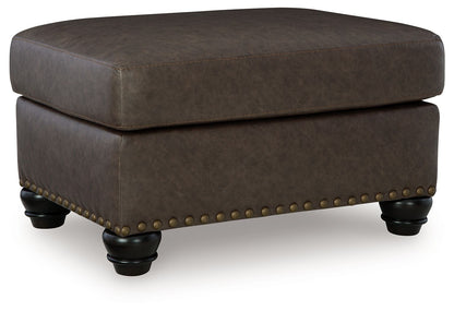 Roxmere - Living Room Set, alternate view 8 with faux leather