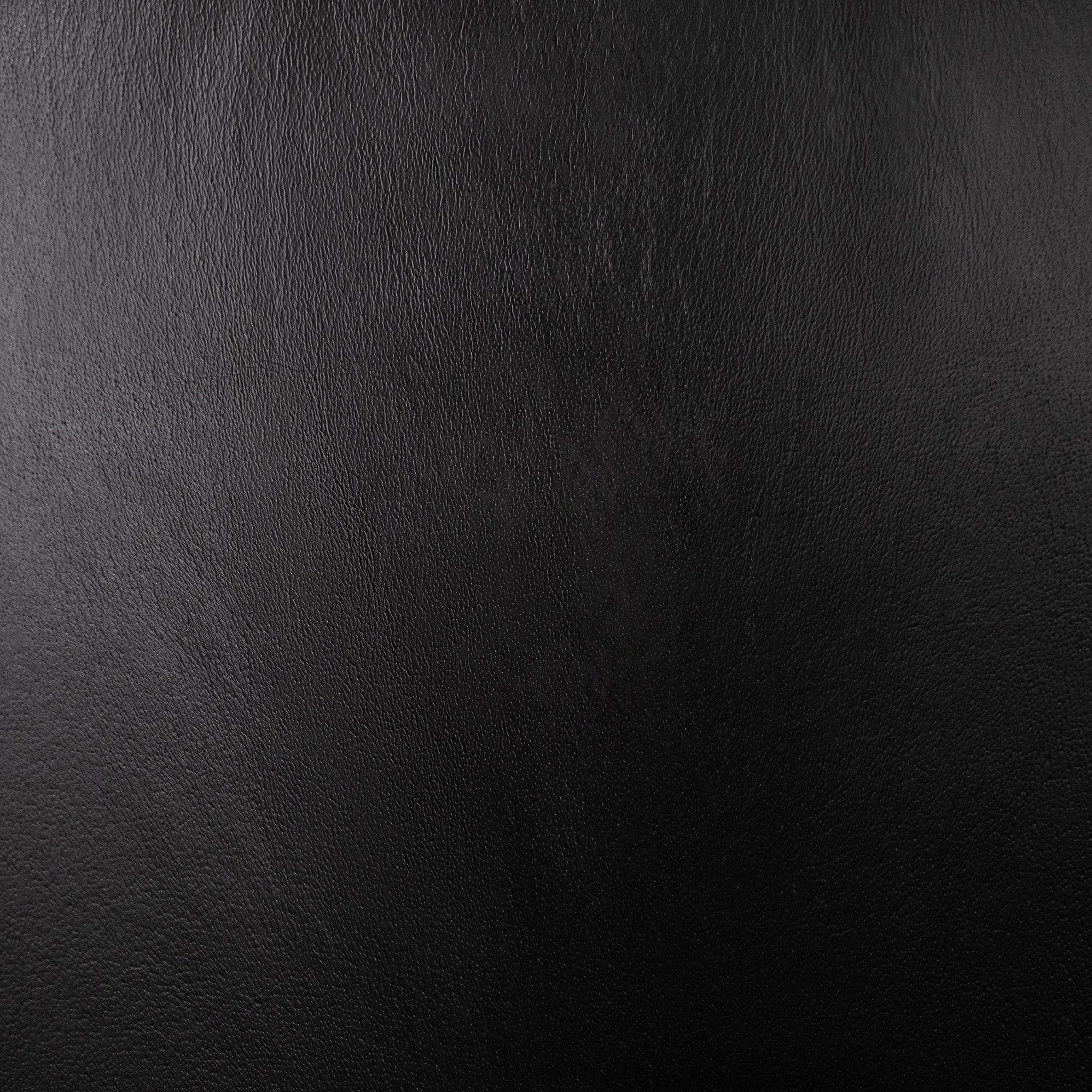 Hester - Dining Chair - Black, alternate view 3 with top-grain leather